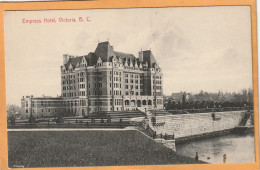 Empress Hotel Victoria BC Canada Old Postcard - Victoria