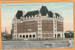 Empress Hotel Victoria BC Canada Old Postcard - Victoria