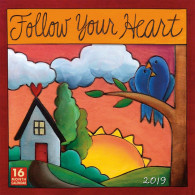 Follow Your Heart 2019 Wall Calendar - New & Sealed - Grand Format : 2001-...