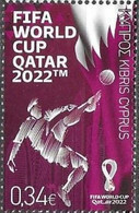 CYPRUS, 2022, MNH, FOOTBALL, QATAR FOOTBALL WORLD CUP,1v - 2022 – Qatar