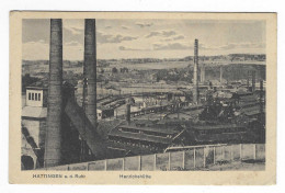 CPA HATTINGEN A. D. RUHR, HENRICHSHÜTTE, USINES, ALLEMAGNE - Hattingen