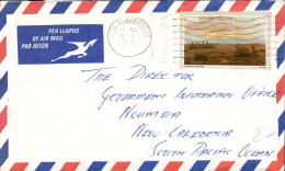 AFRIQUE DU SUD SEUL SUR LETTRE POUR LA  NOUVELLE CALEDONIE 1976 - Cartas & Documentos