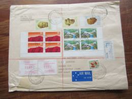 Australien 1987 Reko Registered Letter Canberra GPO Nach 8626 Michelau Oberfranken Motivmarken / Eckrand - Cartas & Documentos