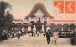 FRANCE - Le Touquet Paris Plage - Le Casino - Façade Principale - Colorisé - Animé - CAP - Carte Postale Ancienne - Montreuil