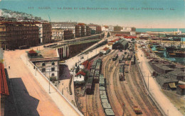 ALGERIE - Alger - La Gare Et Les Boulevards, Vue Prise De La Préfecture - LL - Carte Postale Ancienne - Algerien