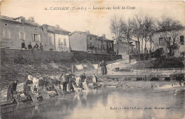 82-CAUSSADE- LAVEUSES AUX BORDS DU CANDE - Caussade