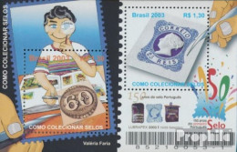 Brasilien Block123 (kompl.Ausg.) Postfrisch 2003 150 J. Portog. Briefmarken - Neufs