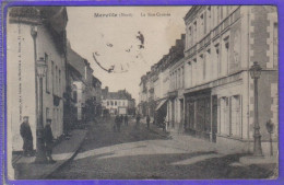 Carte Postale 59. Merville Rue Croisée    Très Beau Plan - Merville