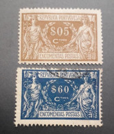 1920 CP 5 C MH & 60 C - Unused Stamps