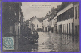 Carte Postale 59. Merville Rue De Béthune Inondation De 1894 Très Beau Plan - Merville