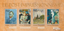 Togo 4771-4774 Kleinbogen (kompl. Ausgabe) Postfrisch 2013 Impressionismus - Togo (1960-...)
