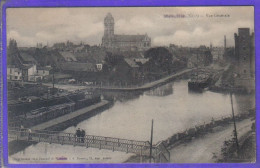 Carte Postale 59. Merville  Péniche  Et Passerelle Métalique Cachet Militaire Très Beau Plan - Merville