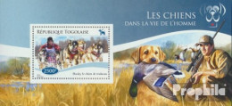 Togo Block 1105 (kompl. Ausgabe) Postfrisch 2014 Hund Und Mensch - Togo (1960-...)