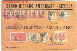 Interesante Frontal Con Membrete Del BANCO HISPANO AMERICANO - Special Delivery