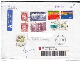 NORGE, R-COVER, REPUBLIC OF MACEDONIA, Music, Flowers (008) - Brieven En Documenten