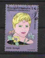 ANDORRA.ESP. Elidà Amigó I Montanya. Leader In The Andorran Feminist Movement.Oblitéré.1 ère Qualité.2022 - Used Stamps