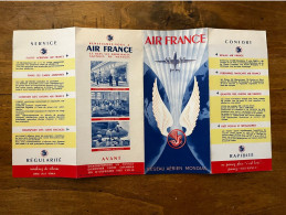 AIR FRANCE * Air France * Doc Publicitaire Ancien Illustrateur Illustré * Aviation * Compagnie Aérienne - Andere & Zonder Classificatie