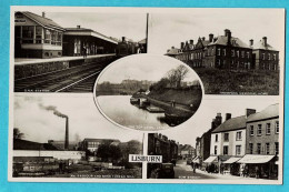 * Lisburn (United Kingdom - Northern Ireland) * (Real Photograph) Station, Thompson Memorial Home, Bow Street, Barbour - Down