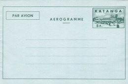 KATANGA - AEROGRAMME 5Fr 1962 Unc  / *1119 - Katanga