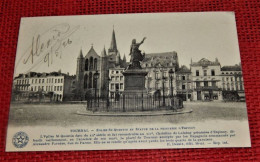 TOURNAI -  Eglise St Quentin Et Statue De La Princesse D'Espinoy - Tournai