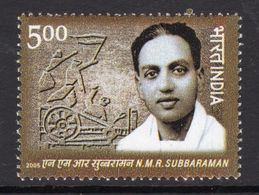 India 2006 N.M.R. Subbaraman Birth Centenary, MNH, SG 2307 (D) - Nuevos
