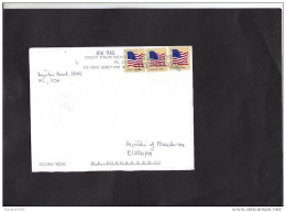 USA, COVER, REPUBLIC OF MACEDONIA, FLAGS  (008) - Brieven En Documenten