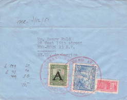 COLOMBIA - AIRMAIL 1951 - NEW YORK / *1136 - Kolumbien