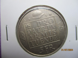 Suisse: 5 Francs 1936 Pro Patria Armis Tuenda - Autres & Non Classés