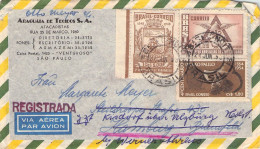 BRAZIL - AIRMAIL Ca 1956 - HAMBURG/DE / *1141 - Covers & Documents