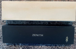 Zenith Scatola Vintage + Pochette Da Viaggio - Orologi Di Lusso