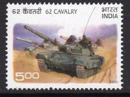 India 2006 50th Anniversary Of 62nd Cavalry Tank, MNH, SG 2323 (D) - Nuevos