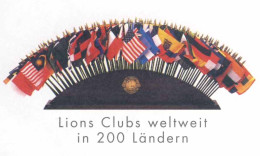 235  Drapeau, Lions Club: PAP D'Autriche - Flag Of USA, Great Britain, France, Colombia, Germany, Austria, Switzerland.. - Enveloppes