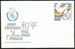 Paix Paz DDR GA U5 * 85 Pf. Frieden Taube Jahr Des Friedens Ganzsachen Umschlag Peace - Postales Privados - Nuevos
