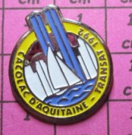 710F Pin's Pins / Beau Et Rare / SPORTS / VOILE VOILIER CACOLAC D'AQUITAINE TRANSAT 92 TWIN TOWERS WORLD TRADE - Zeilen