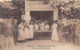 16-COGNAC- FÊTE DE JUIN 1911- SOUVENIR DE LA KERMESSE - Cognac