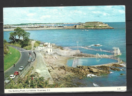 GUERNESEY. Carte Postale écrite. The Bathing Pools/La Vallette. - Guernsey