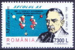 ROMANIA 1998 - 1v - MNH - Nobel Otto Hahn  Physics - Mathematics - Nuclear Fission - Atoms Physik - Mathematik - Atome - Atom