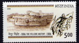 India 2006 Bicentenary Of The Vellore Mutiny, MNH, SG 2334 (D) - Unused Stamps