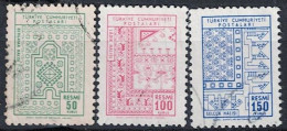 Türkei Turkey Turquie - Dienst/Service Ornamente (MiNr: 104/6) 1966 - Gest Used Obl - Dienstzegels
