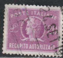 ITALIE 1895  // YVERT 34 // 1947 - Correo Urgente/neumático