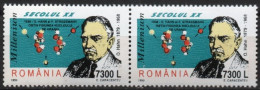 ROMANIA 1998 - 2v - MNH - Nobel Otto Hahn  Physics - Mathematics - Nuclear Fission - Atoms Physik - Mathematik - Atome - Atoom