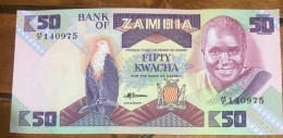 ZAMBIA 50 Kwacha UNC - Zambie