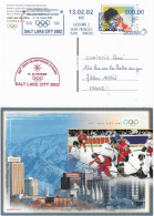 2002 EMA Du Comité Olympique (Lausanne):Jeux Olympiques D'Hiver De Salt Lake City Sur Entier Postal Olympique - Inverno2002: Salt Lake City