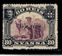 ! ! Nyassa - 1903 D. Carlos Local OVP 65 R - Af. 45 - MH - Nyasaland