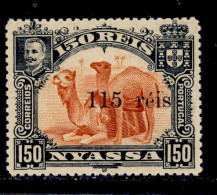 ! ! Nyassa - 1903 D. Carlos Local OVP 115 R - Af. 46 - MVLH - Nyasaland