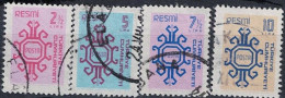 Türkei Turkey Turquie - Dienst/Service Ornamente (MiNr: 157/60) 1979 - Gest Used Obl - Dienstzegels