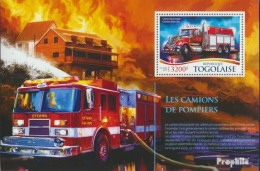 Togo Block 1176 (kompl. Ausgabe) Postfrisch 2015 Feuerwehrfahrzeuge - Togo (1960-...)