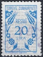 Türkei Turkey Turquie - Dienst/Service Ornamente (MiNr: 175) 1984 - Gest Used Obl - Sellos De Servicio