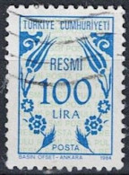 Türkei Turkey Turquie - Dienst/Service Ornamente (MiNr: 178) 1984 - Gest Used Obl - Timbres De Service