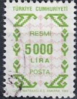 Türkei Turkey Turquie - Dienst/Service Ornamente (MiNr: 200) 1993 - Gest Used Obl - Francobolli Di Servizio